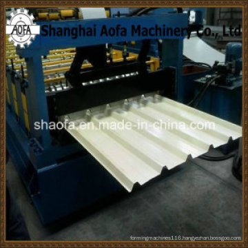 Galvanized Color Steel Corrugated Sheet Roofing Tile Roll Forming Machine (AF-1220)